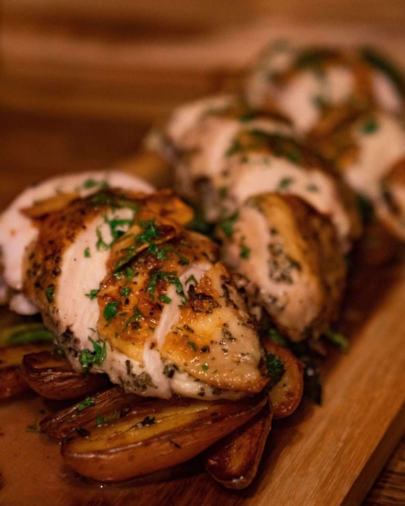 Sliced Chicken Entree